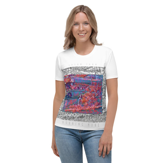 Burning Monk Color Women's T-shirt